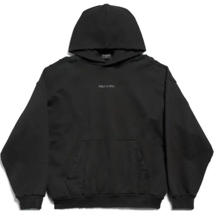 Balenciaga Logo Printed Hoodie