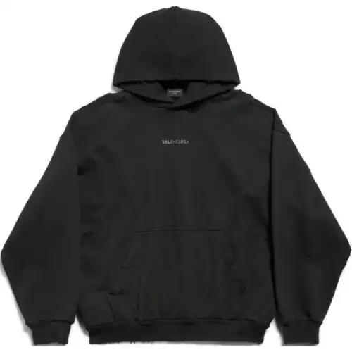 Balenciaga Logo Printed Hoodie