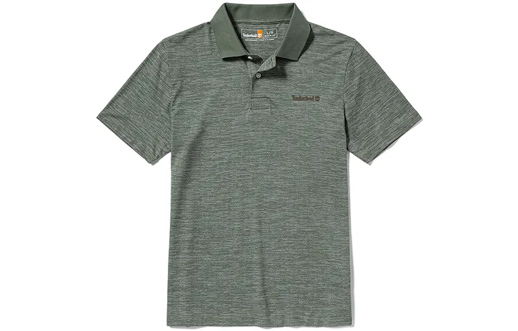 Timberland Polo Shirts Men's Earth Tone Polo Collar Moderate Straight Fit