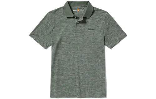 Timberland Polo Shirts Men's Earth Tone Polo Collar Moderate Straight Fit