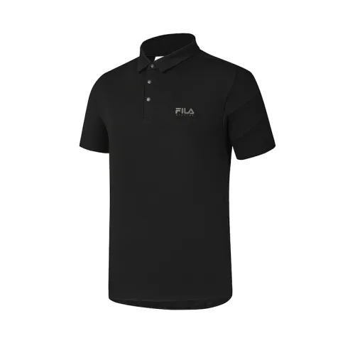 FILA ATHLETICS SPORTCYCLING Polo Shirt Men's Pitch Black