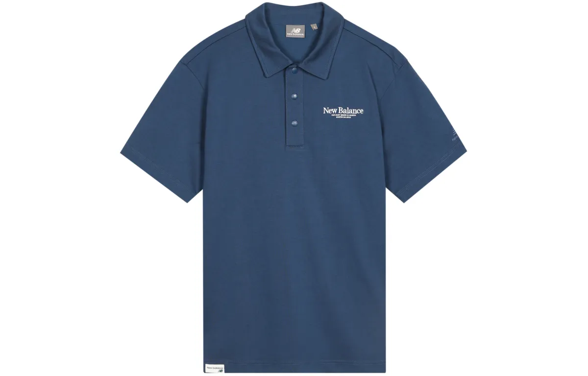 New Balance Polo Shirt Men's Blue