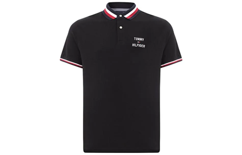 Tommy Hilfiger Polo Shirt Men's Black