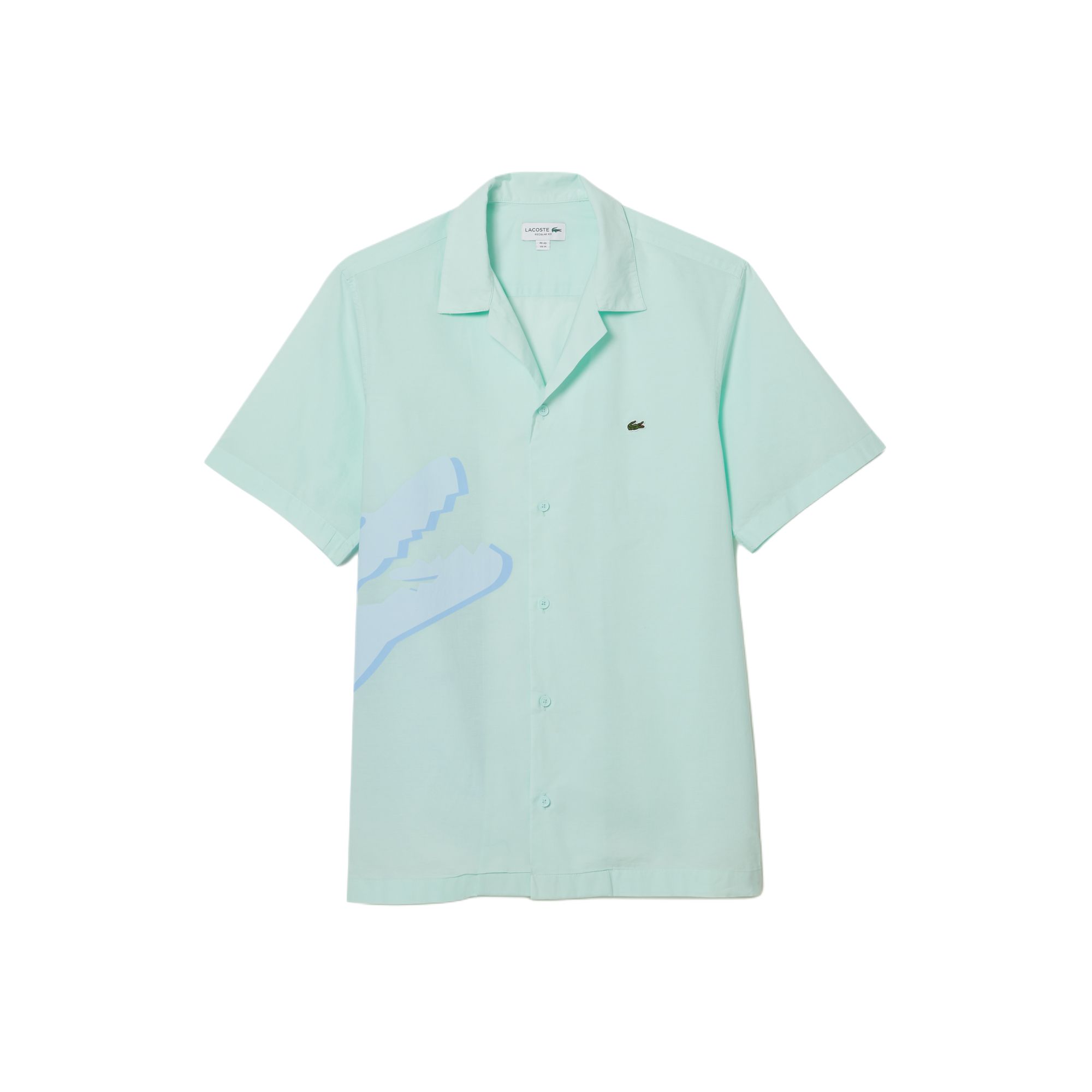 Мужская рубашка LACOSTE CH4159-NRE (мятная)
