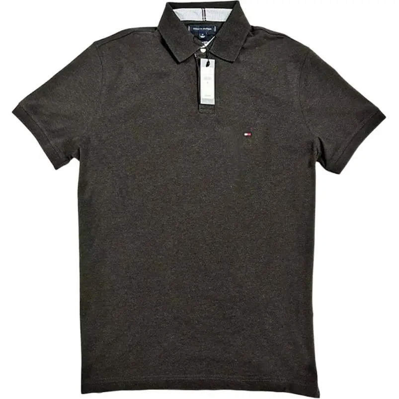Tommy Hilfiger Polo Shirt Men's Dark Umber