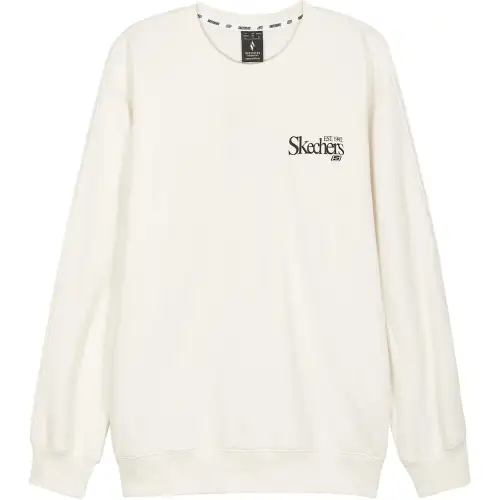 Skechers Sweatshirt Unisex Ecru