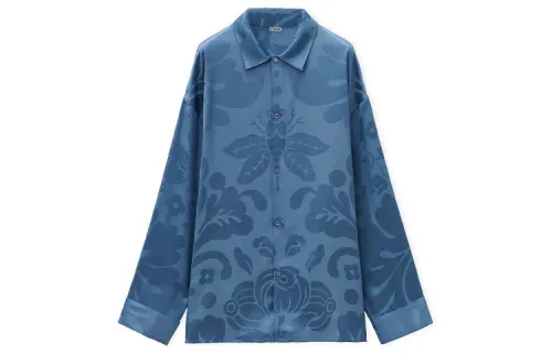LOEWE SS24 Shirt Men's Crown Blue