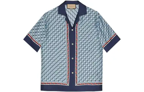 【Previous Season】GG-pattern silk shirt