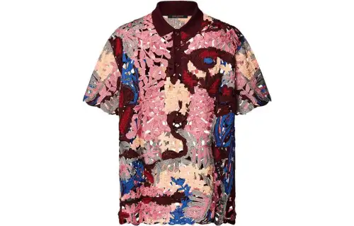LOUIS VUITTON Embroidered Cotton Polo