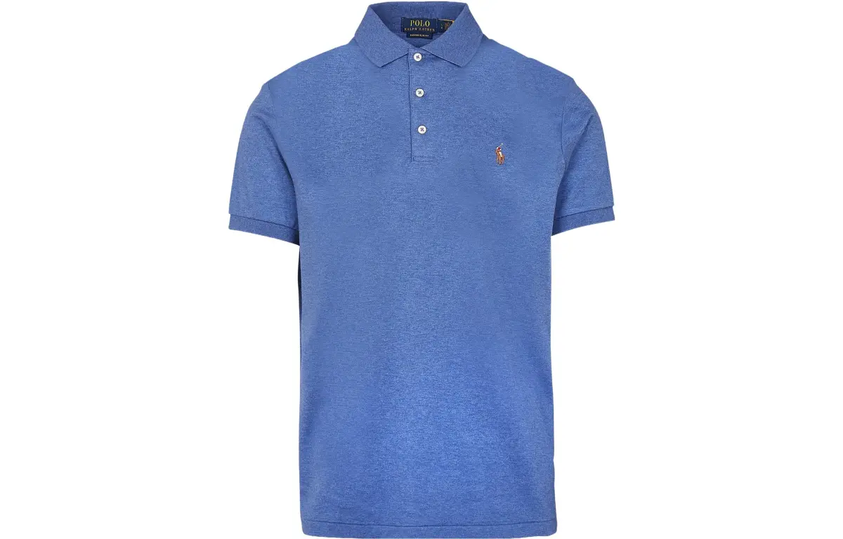 Polo Ralph Lauren SS23 Polo Shirt Custom Slim Fit Men's Blue