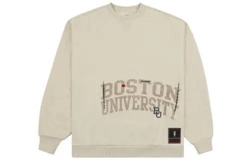 Travis Scott X Mitchell & Ness Boston University Pullover Sweatshirt