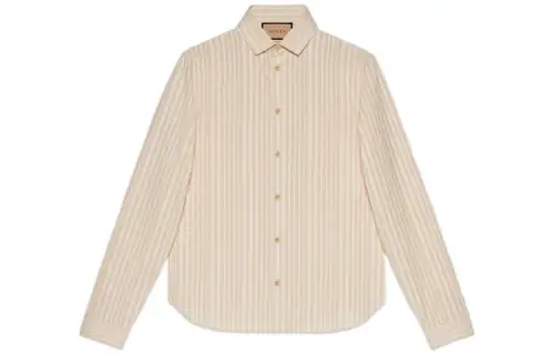 【Previous Season】striped long-sleeved shirt