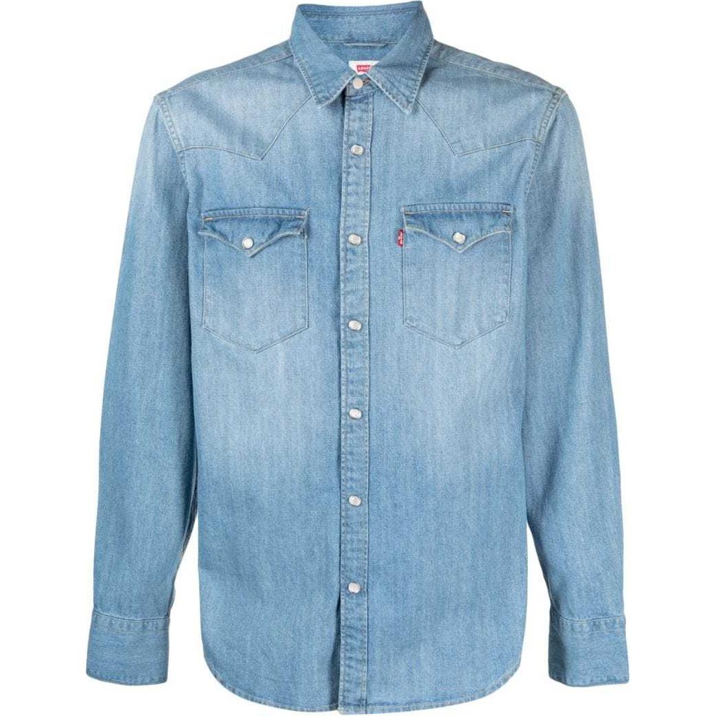 Мужская рубашка Levi's (светло-синяя)
