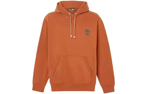 Timberland Sweatshirts Men's Brown Hooded Moderate Regular