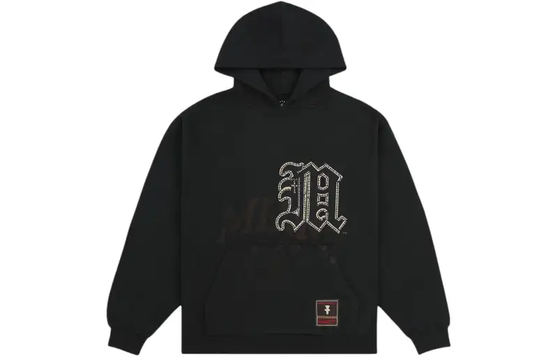 Travis Scott X Mitchell & Ness Miami Hurricanes Overlap Pullover Hoodie