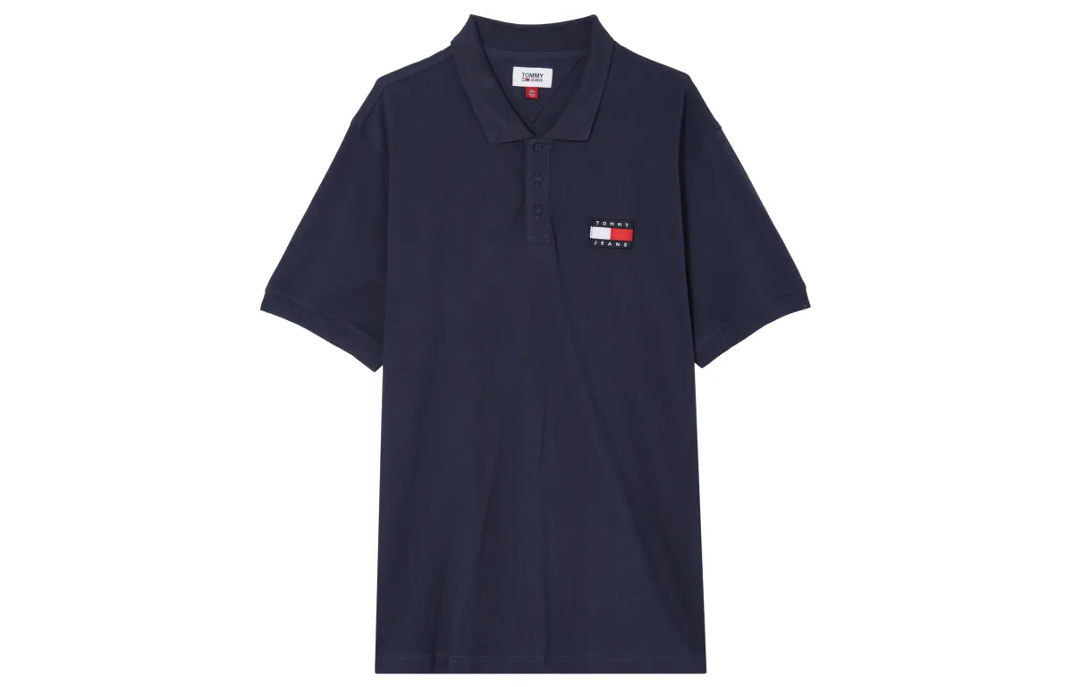 Tommy Hilfiger Logo flag Cotton blend Polo Shirt