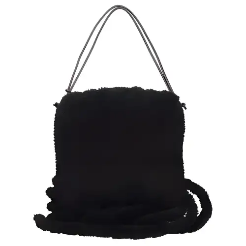Bottega Veneta Fabric Crossbody One Shoulder Handbag Medium Women's Brown