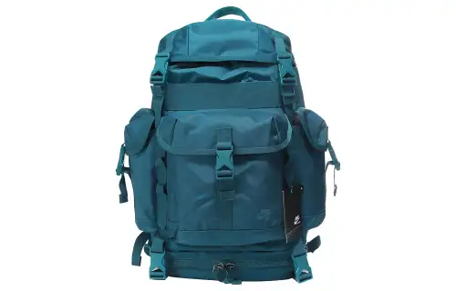 Nike Zip Closure Polyamide Backpack Regular Unisex Dark Blue