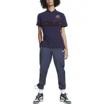 Nike Polo Shirts Men's Blue Polo Collar Moderate Straight Fit