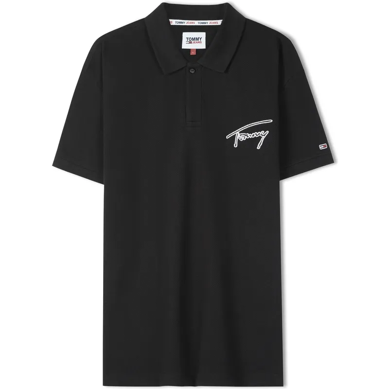 Tommy Hilfiger Polo Shirt Men's Black