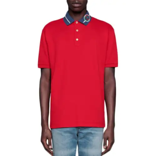 GUCCI SS23 Polo Shirt Men's Red