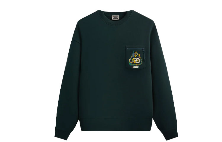 Мужское худи KITH KITH x Columbia (зеленое)