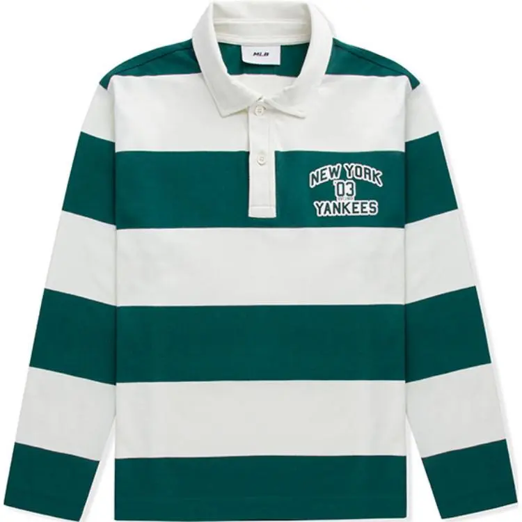 MLB Preppy Style Collection New York Yankees Polo Shirt Unisex Dark Green