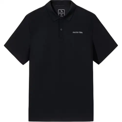 Anta Variety Training Collection Polo Shirt Men's Basic Black
