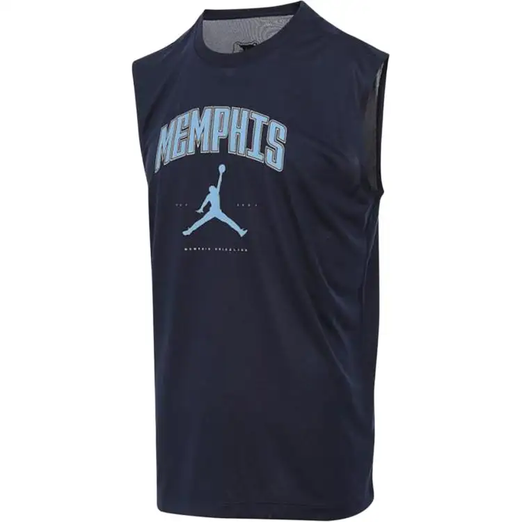 Jordan Memphis Grizzlies Tank Top Men's Navy Blue