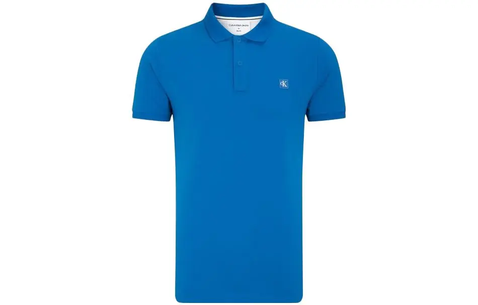 CALVIN KLEIN Polo Shirt Men's Blue