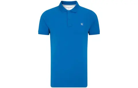 CALVIN KLEIN Polo Shirt Men's Blue