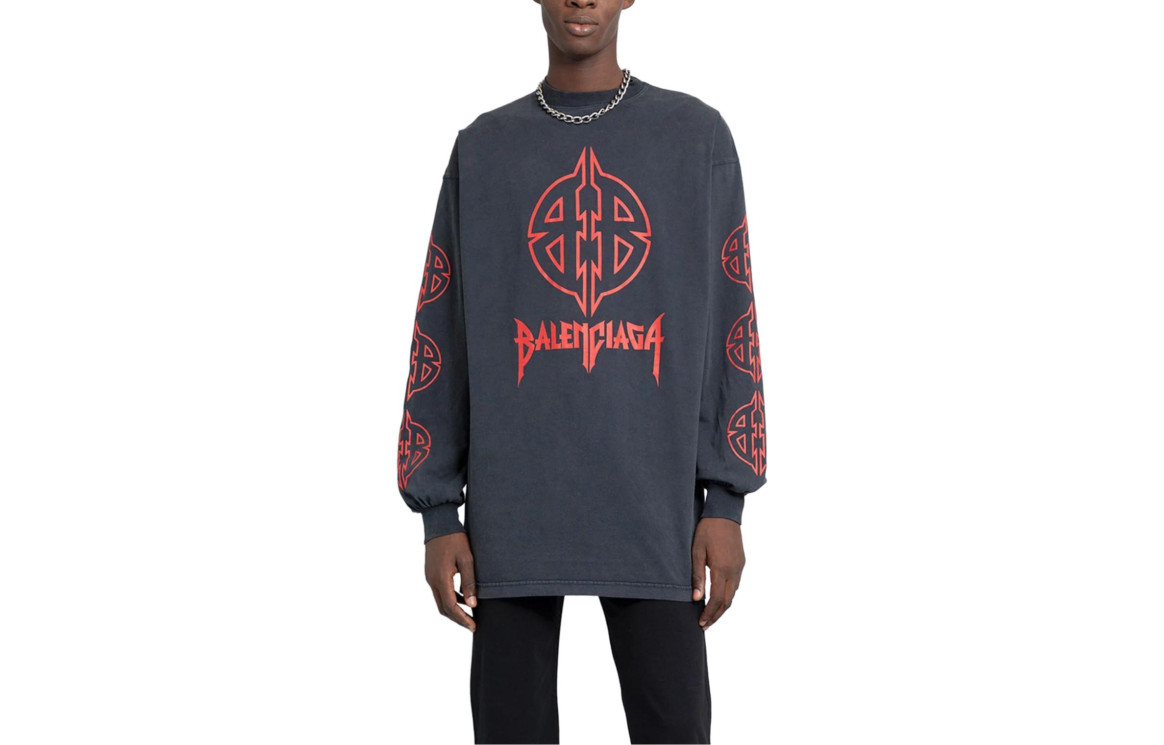 Мужское худи Balenciaga Balenciaga (серое)