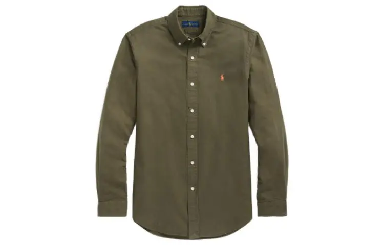 Polo Ralph Lauren SS23 Shirt Men's Olive Green