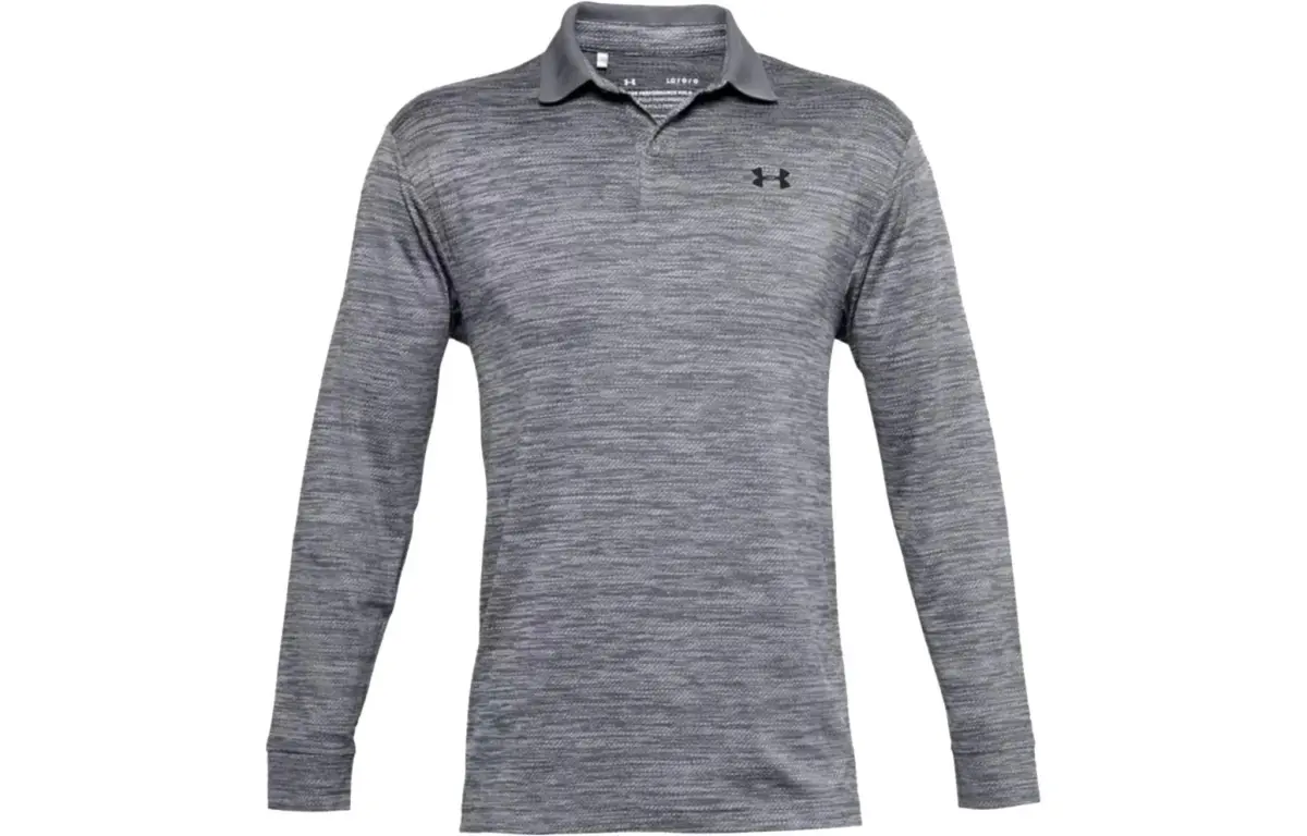 Under Armour Polo Shirts Men's Gray Moderate Straight Fit