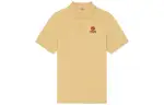 KENZO Polo Shirts Men's Beige Polo Collar Moderate Straight Fit