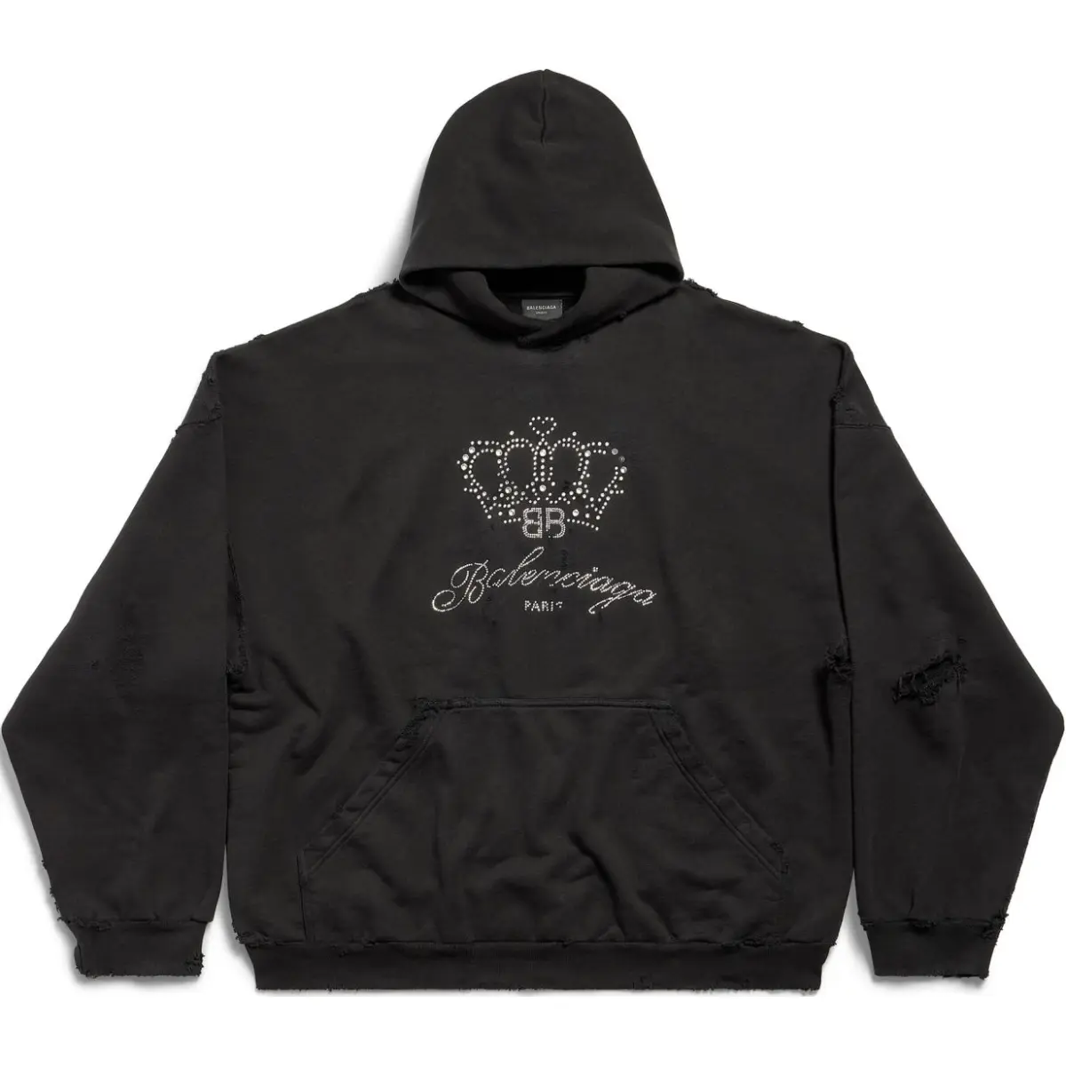 Balenciaga Sweatshirt Loose Fit Unisex Black