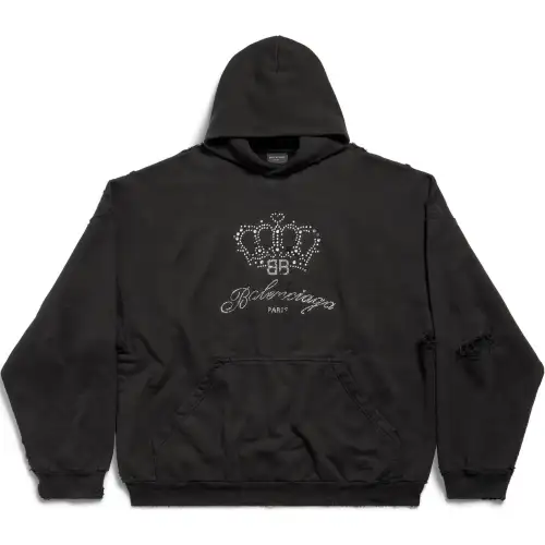 Balenciaga Sweatshirt Loose Fit Unisex Black