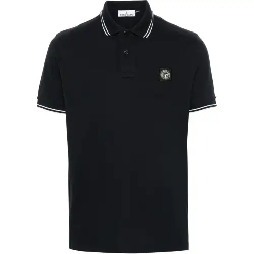 Stone Island Compass-motif polo shirt