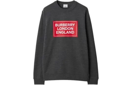 Burberry Fawson Logo Print Crew Sweater
