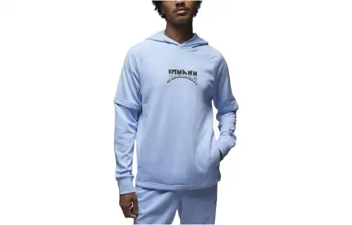 Jordan Sweatshirts Men's Blue Hooded Moderate Other