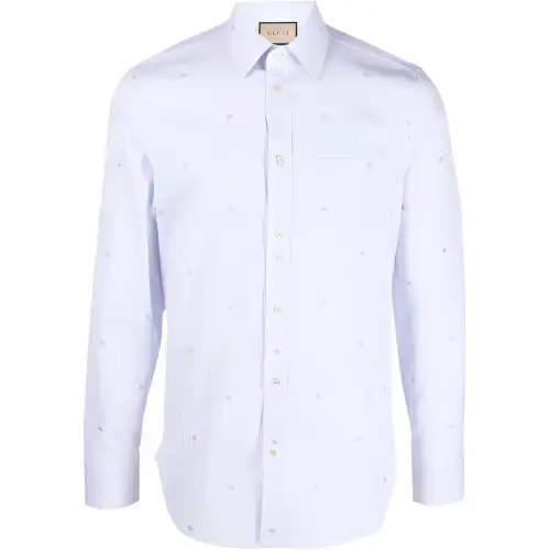 GUCCI SS23 Shirt Men's Pink Blue