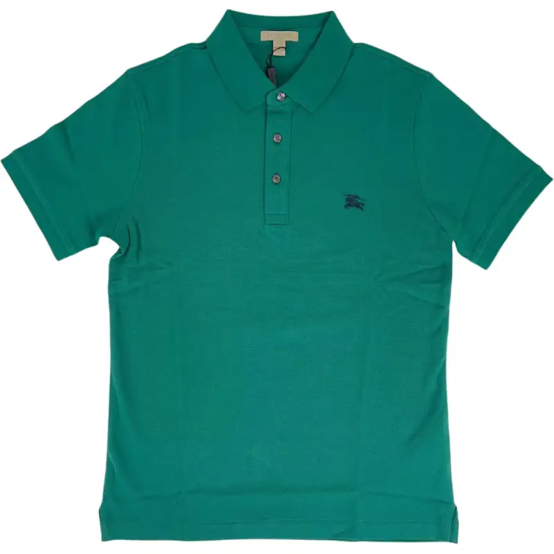Burberry Polo Shirt Men's Green