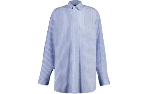 Balenciaga Striped Long-Sleeved Shirt