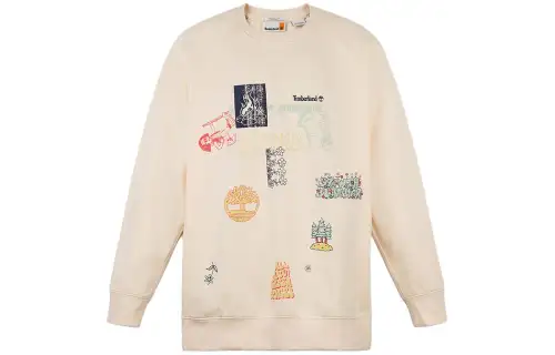 Timberland Sweatshirt Unisex Smoke White