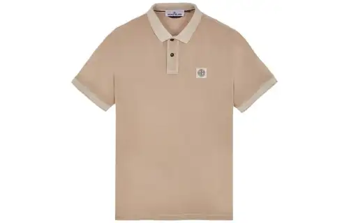 STONE ISLAND Polo Shirt Men's Dove Gray