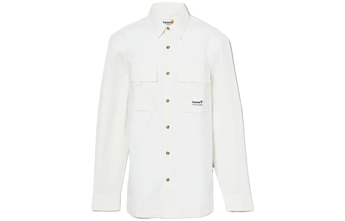 Timberland Shirts Men's White Lapel Moderate Other