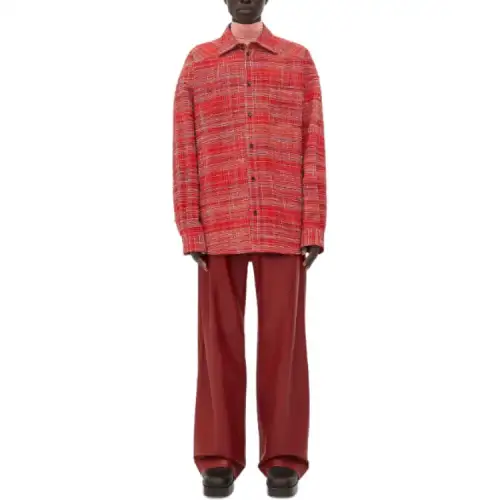 Bottega Veneta Shirts Men's Red Moderate