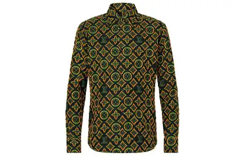 LOUIS VUITTON Shirt Men's Green