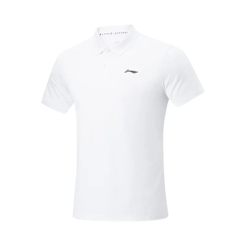 Li Ning Fitness Series Polo Shirt Men's White