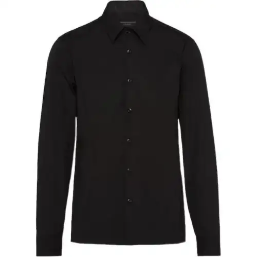 Prada long-sleeved cotton shirt
